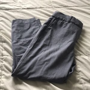 Loft Blue Plaid Julie Pants